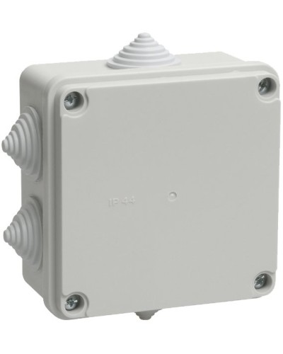 Коробка распаячная КМ41233 100х100х50 открытой проводки IP44 6 гермовводов серая (UKO11-100-100-050-K41-44). Коробка распаячная безгалогенная (HF). IEK в Нижневартовске