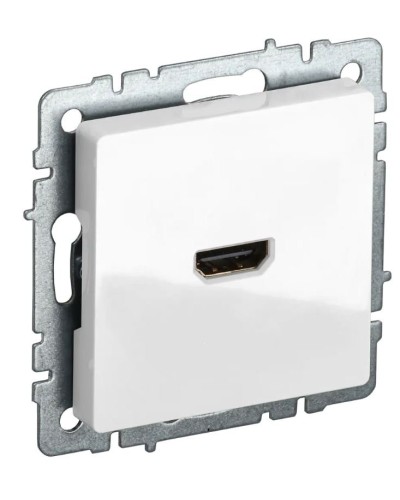 Розетка HDMI РHDMI-0-БрБ белая BRITE (BR-H10-K01). Розетка HDMI. IEK в Нижневартовске