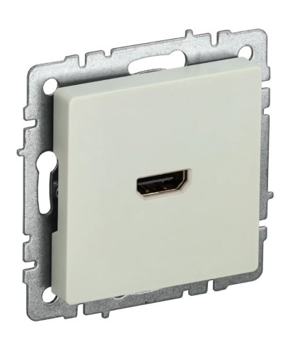 Розетка HDMI РHDMI-0-БрКр бежевый BRITE (BR-H10-K10). Розетка HDMI. IEK в Нижневартовске