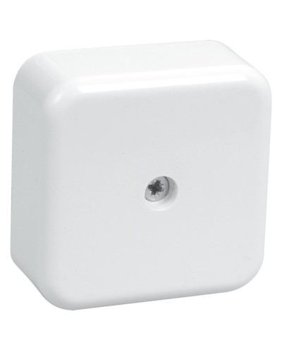 Коробка распаячная КМ41206-01 50х50х20 открытой проводки (4 клеммы 3 мм²) белая (UKO10-050-050-020-K01). Коробка распаячная безгалогенная (HF). IEK в Нижневартовске