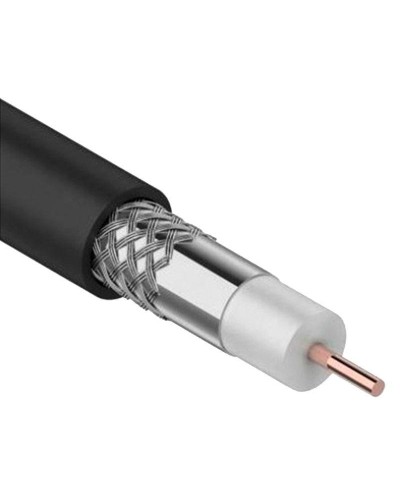 GENERICA RG11 CCS 75Ом FPE PVC черный (CC1-R1F1-119-300-G). Кабель коаксиальный омедненный. IEK в Нижневартовске
