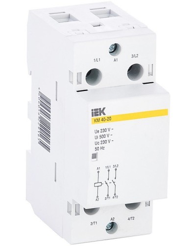 Контактор модульный КМ40-20 AC (MKK11-40-20). Контактор модульный. IEK в Нижневартовске