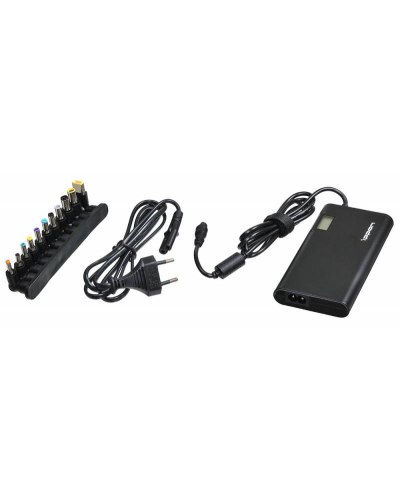 Блок питания Ippon SD90U автоматический 90W 15V-19.5V 11-connectors 4.5A 1xUSB 2.1A, LCD индикатор (705053). Блок питания. Ippon в Нижневартовске