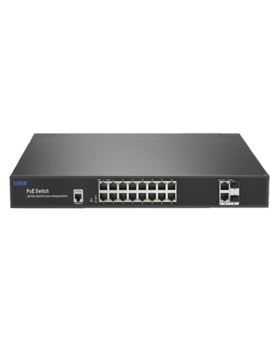 KN-SW1602SFP/M2. Коммутатор с питанием по PoE. KENO в Нижневартовске