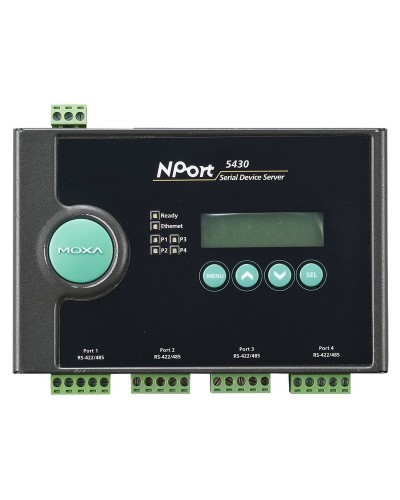NPort 5430. 4-портовый асинхронный сервер. MOXA в Нижневартовске