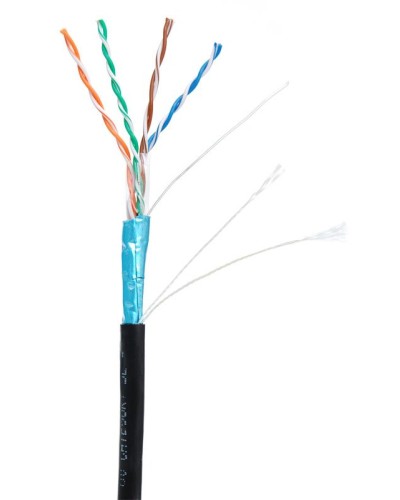 F/UTP 4pair, Cat5e, Out, PE (EC-UF004-5E-PE-BK-1). Кабель «витая пара» (LAN) для структурированных систем связи. NETLAN в Нижневартовске