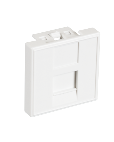 EC-IMF-1-WT-10 (10шт). Вставка 45x45 (Mosaic) для 1 модуля Keystone Jack. NETLAN в Нижневартовске
