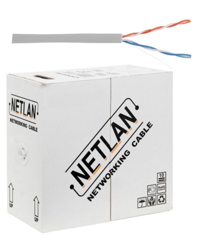 U/UTP 2pair, Cat5, In, PVC, CCA (CCA-UU002-5-PVC-GY) . Кабель «витая пара» (LAN) для структурированных систем связи. NETLAN в Нижневартовске