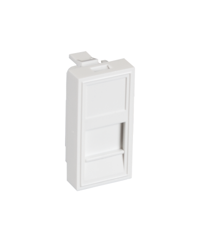 EC-IMH-1-WT-10 (10шт). Вставка 45x45 (Mosaic) для 1 модуля Keystone Jack. NETLAN в Нижневартовске