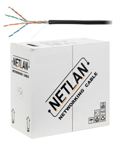U/UTP 4pair, Cat5e, Out, PE, CCA (CCA-UU004-5E-PE-BK) . Кабель «витая пара» (LAN) для структурированных систем связи. NETLAN в Нижневартовске