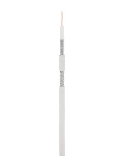 RG-6 CCS, In, PVC (EC-C2-32123A-WT-1). Кабель коаксиальный омедненный. NETLAN в Нижневартовске