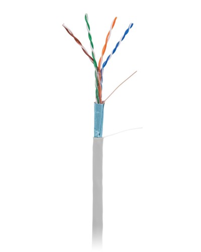 F/UTP 4pair, Cat5e, In, PVC (EC-UF004-5E-PVC-GY). Кабель «витая пара» (LAN) для структурированных систем связи. NETLAN в Нижневартовске