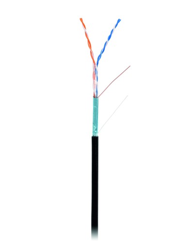F/UTP 2pair, Cat5, Out, PE (EC-UF002-5-PE-BK). Кабель «витая пара» (LAN) для структурированных систем связи. NETLAN в Нижневартовске