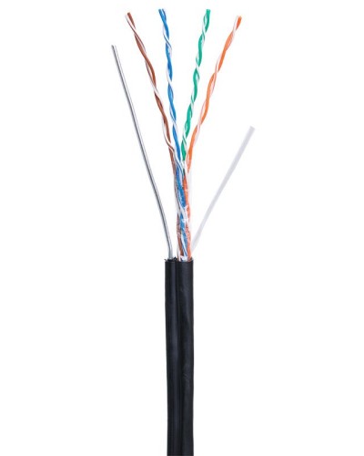 U/UTP 4pair, Cat5e, Out, Sw, PE (EC-UU004-5E-PE-SW-BK). Кабель «витая пара» (LAN) для структурированных систем связи. NETLAN в Нижневартовске