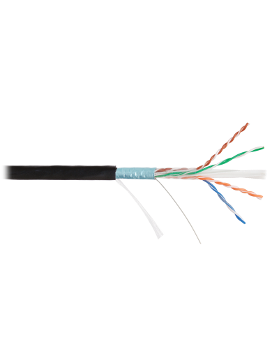 F/UTP 4pair, Cat6, Solid, Out, PVC (NMC 4240B-BK). Кабель «витая пара» (LAN) для структурированных систем связи. NIKOMAX в Нижневартовске
