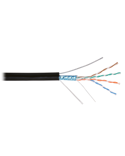 F/UTP 4pair, Cat5e, Solid, Out, SW, PVC (NMC 4905B-BK). Кабель «витая пара» (LAN) для структурированных систем связи. NIKOMAX в Нижневартовске
