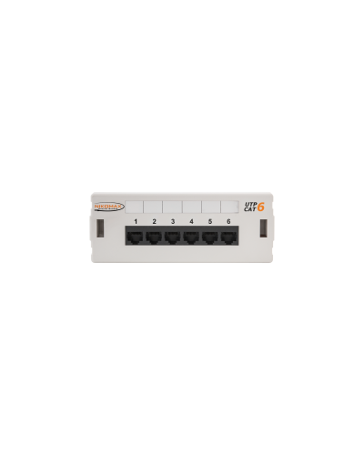 NMC-WP06UE2-GY. Патч-панель настенная 6 портов, Кат.6. NIKOMAX в Нижневартовске