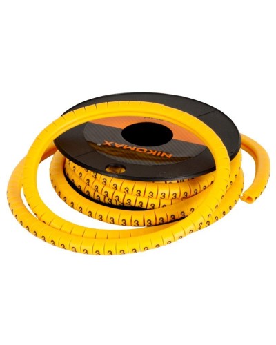 NMC-CMR-3-YL-500 (500шт). Маркер кабельный. NIKOMAX в Нижневартовске
