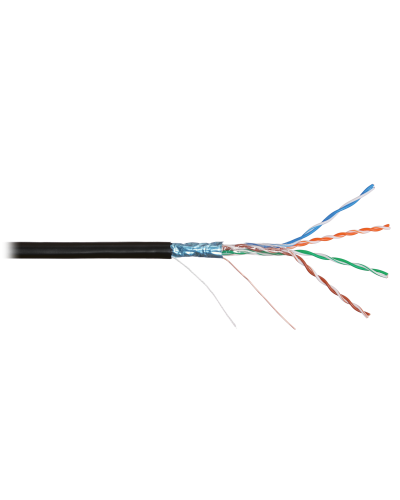 F/UTP 4pair, Cat5e, Solid, In/Out, нг(А)-HF (NMC 4200C-BK). Кабель «витая пара» (LAN) для структурированных систем связи. NIKOMAX в Нижневартовске
