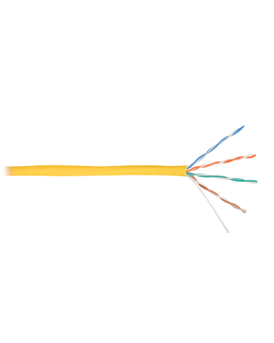 U/UTP 4pair, Cat5e, Solid, In, нг(А)-HF (NMC 9100C-YL). Кабель «витая пара» (LAN) для структурированных систем связи. NIKOMAX в Нижневартовске