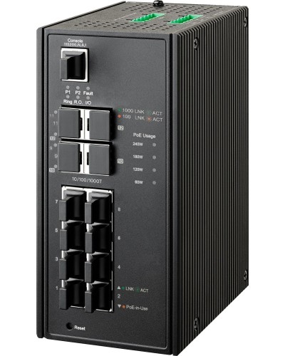 NIS-3500-3412PGE (64PY0804). Коммутатор управляемый с PoE. NSGate в Нижневартовске
