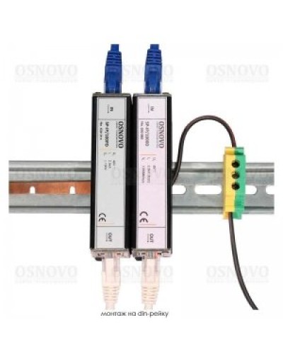 SP-IP/1000D. Устройство грозозащиты цепей Ethernet. OSNOVO в Нижневартовске