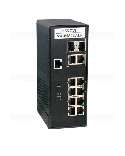 SW-80822/ILR. Коммутатор 10-портовый Gigabit Ethernet с PoE. OSNOVO в Нижневартовске
