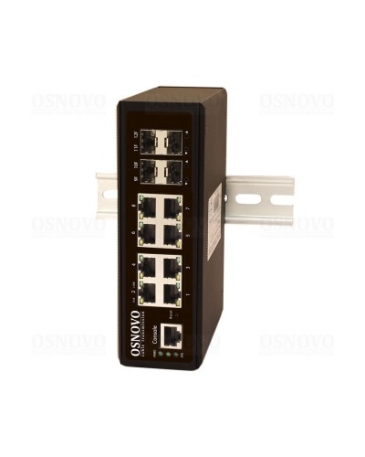 SW-70804/IL. Промышленный коммутатор Gigabit Ethernet на 12 портов. OSNOVO в Нижневартовске