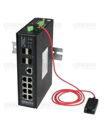 SW-80804/ILS(port 90W,300W). Коммутатор с PoE. OSNOVO в Нижневартовске