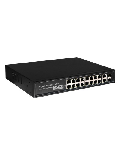 SW-8182/L(300W). Коммутатор 16-портовый  Gigabit Ethernet с PoE. OSNOVO в Нижневартовске