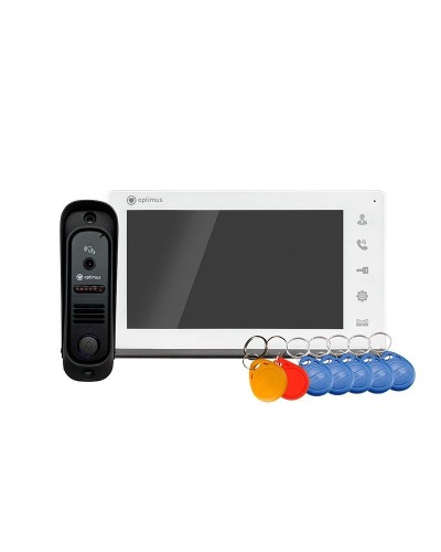 Leader 2.0 IK-7.0 (w+b). Комплект видеодомофона. Optimus в Нижневартовске