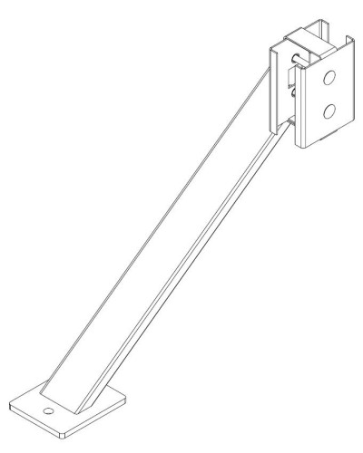 PERCo-MB-16.9. Упор для стоек секции ограждения. PERCo в Нижневартовске