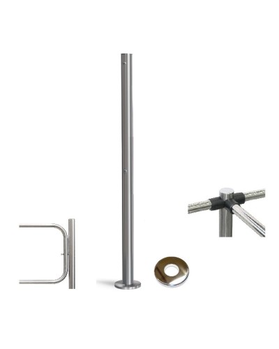 PERCo-BH02 2-16 с крышкой. Стойка с отверстием под стопорный механизм поворотной секции. PERCo в Нижневартовске