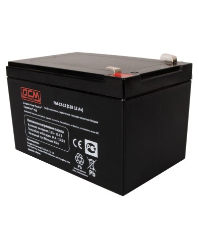 PM-12-12. Аккумулятор герметичный свинцово-кислотный. POWERCOM в Нижневартовске