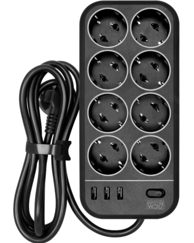 SP-08 USB03AB 3,0 M. Сетевой фильтр. POWERCOM в Нижневартовске