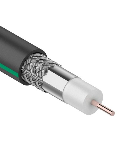 SAT 703 B, Cu/Al/Al, 75%, 75 Ом, 100 м, черный OUTDOOR. PROconnect. (01-2436-1). Кабель коаксиальный радиочастотный. PROCONNECT в Нижневартовске