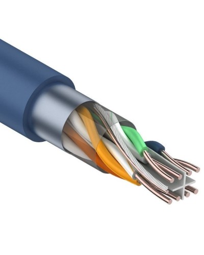 F/UTP, CAT 6, PVC, 4PR, 23AWG, омедненный INDOOR, SOLID, серый, 305м, PROconnect (01-0147-3). Кабель «витая пара» (LAN) для структурированных систем связи. PROCONNECT в Нижневартовске