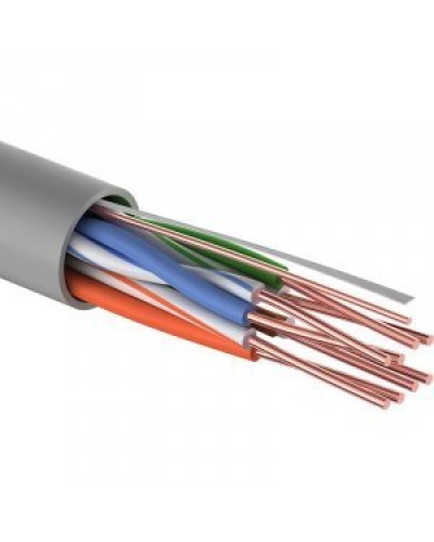 U/UTP Light, CAT 5e, PVC, 4PR, 24AWG, омедненный, серый, 305м, PROconnect (01-0043-2). Кабель «витая пара» (LAN) для структурированных систем связи. PROCONNECT в Нижневартовске