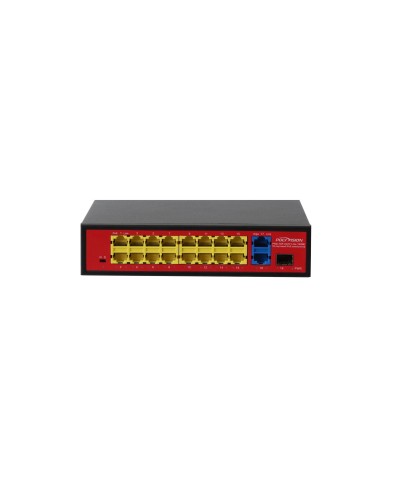 PND-16P-2G1F Lite (180W). Коммутатор неуправляемый 18-портовый с PoE. Polyvision в Нижневартовске