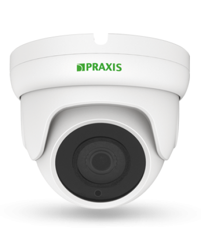 PE-7141IP 2.8. Видеокамера IP купольная. Praxis в Нижневартовске