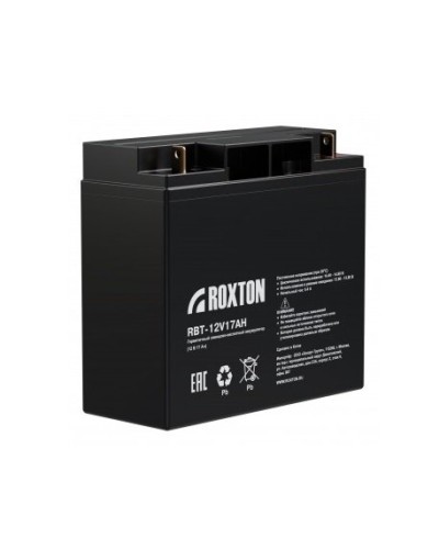 RBT-12V17AH. Аккумулятор герметичный свинцово-кислотный. ROXTON в Нижневартовске