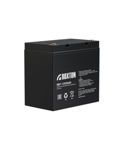 RBT-12V50AH. Аккумулятор герметичный свинцово-кислотный. ROXTON в Нижневартовске