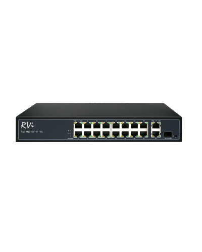 RVi-1NS16F-1T-1C. Коммутатор с питанием по PoE. RVi в Нижневартовске