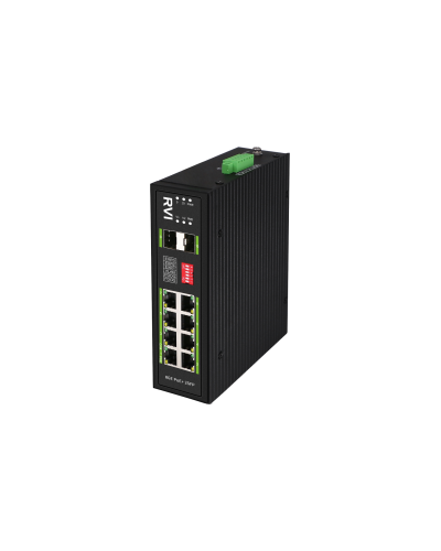 RVi-1NSIM8GP-2S. Коммутатор с питанием по PoE. RVi в Нижневартовске