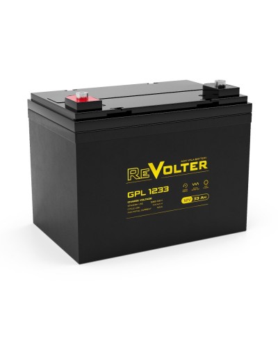 Revolter GPL 1233. Аккумулятор автомобильный герметичный свинцово-кислотный. Revolter в Нижневартовске