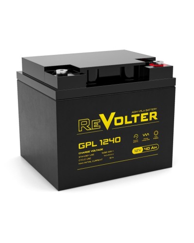 Revolter GPL 1240. Аккумулятор автомобильный герметичный свинцово-кислотный. Revolter в Нижневартовске