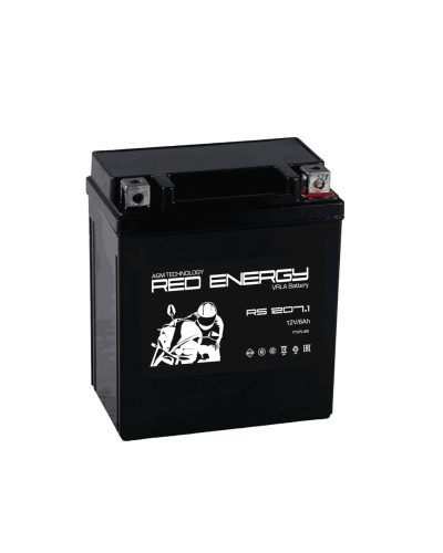 Red Energy RS 1207.1. Аккумулятор герметичный свинцово-кислотный стартерный. Red Energy в Нижневартовске
