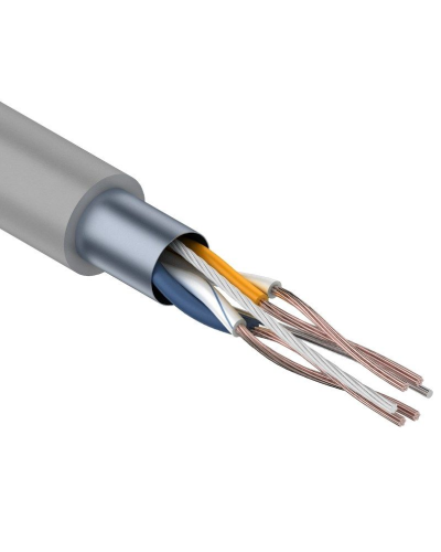 F/UTP, CAT 5e, PVC, 2PR, 24AWG, INDOOR, STRANDED, серый, 305м, REXANT (01-0125). Кабель «витая пара» (LAN) для структурированных систем связи. Rexant в Нижневартовске