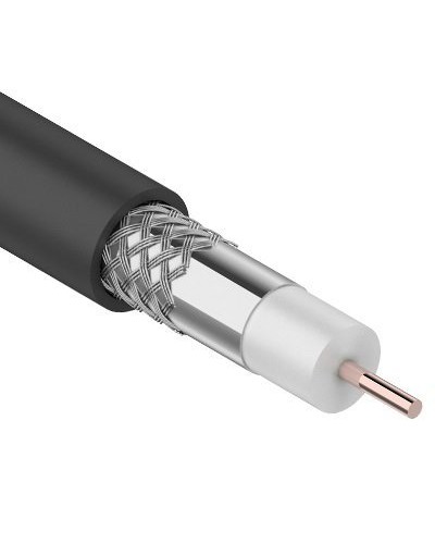 RG-6U, 75 Ом, CCS/Al/Al, 64%, 100 м OUTDOOR. REXANT (01-2202). Кабель коаксиальный радиочастотный. Rexant в Нижневартовске