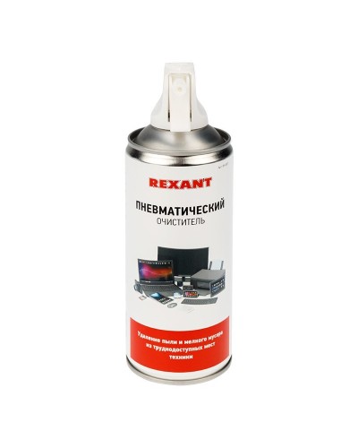 Пневматический очиститель DUST OFF, REXANT, 400 мл, аэрозоль (85-0001): Баллон со сжатым воздухом в Нижневартовске
